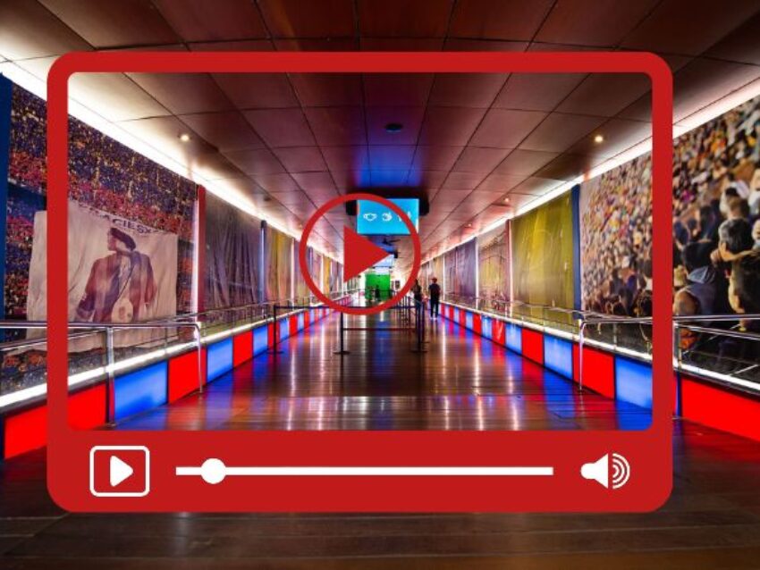 Vídeo sobre las obras del Barça Immersive Tour/ Nou Museu del Barça